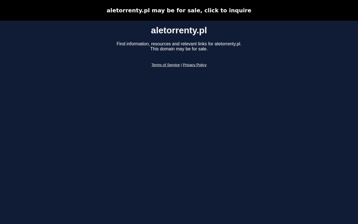 Aletorrenty website