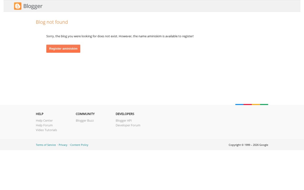 Blogspot website