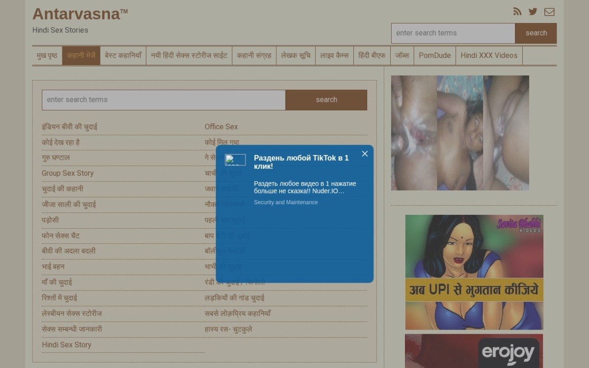 Antarvasna website