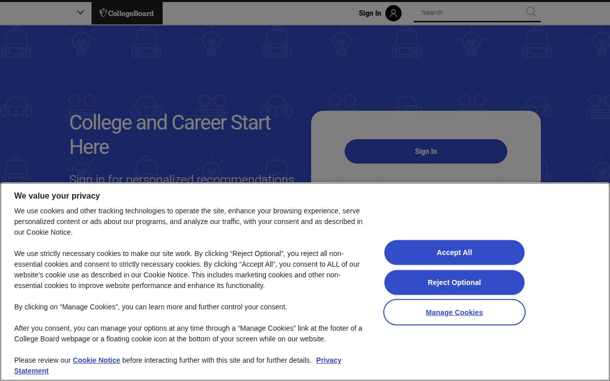 Apscores website