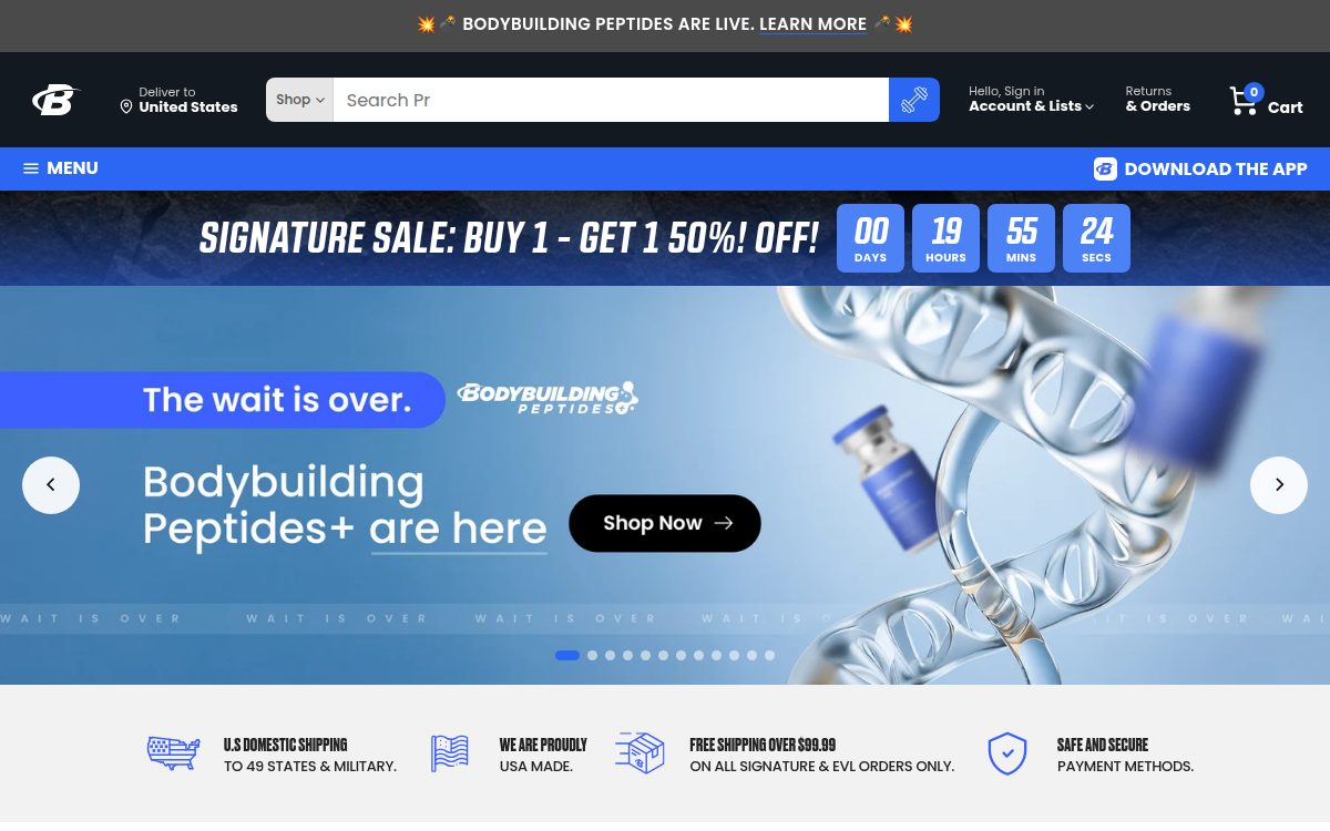 Bodybuilding website