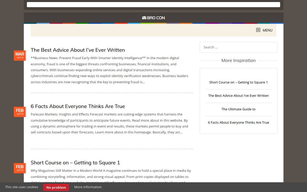 Brocon website