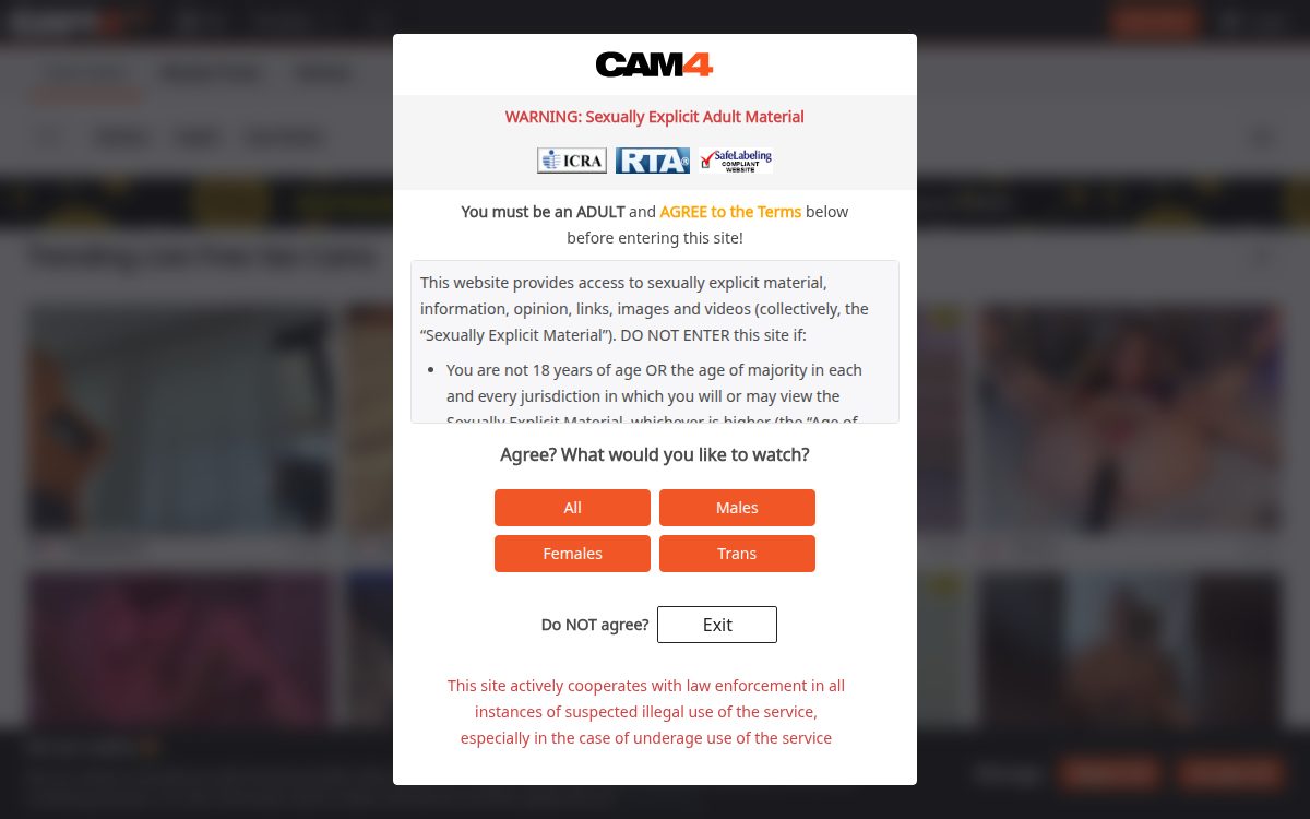 Cam4 website