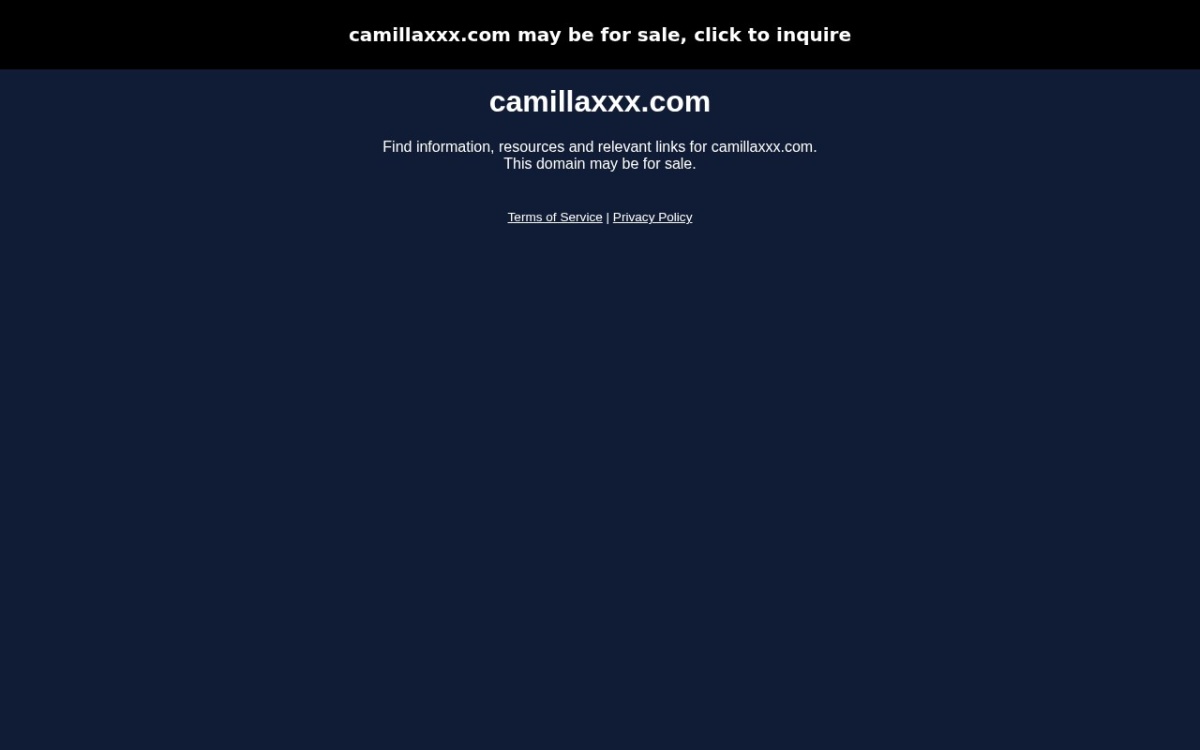 Camillaxxx website