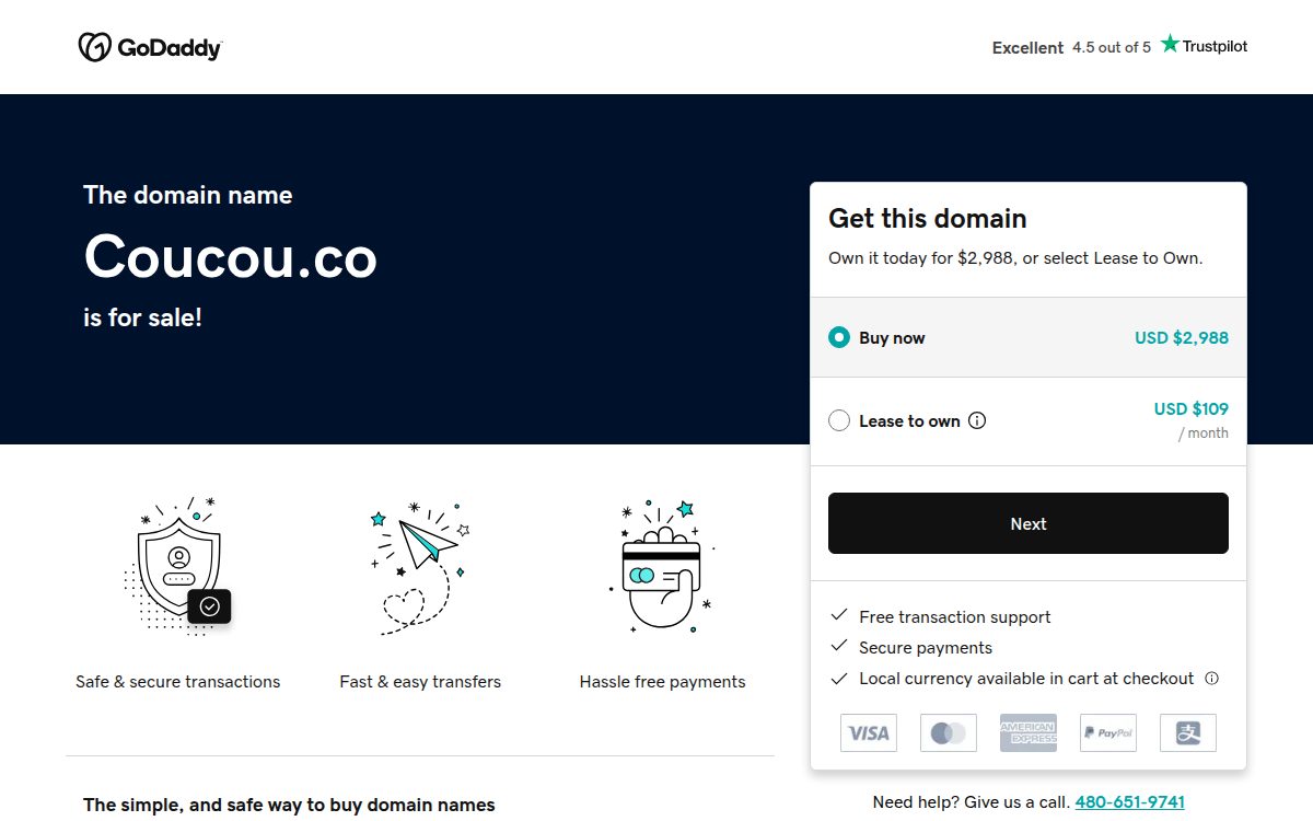 Coucou website