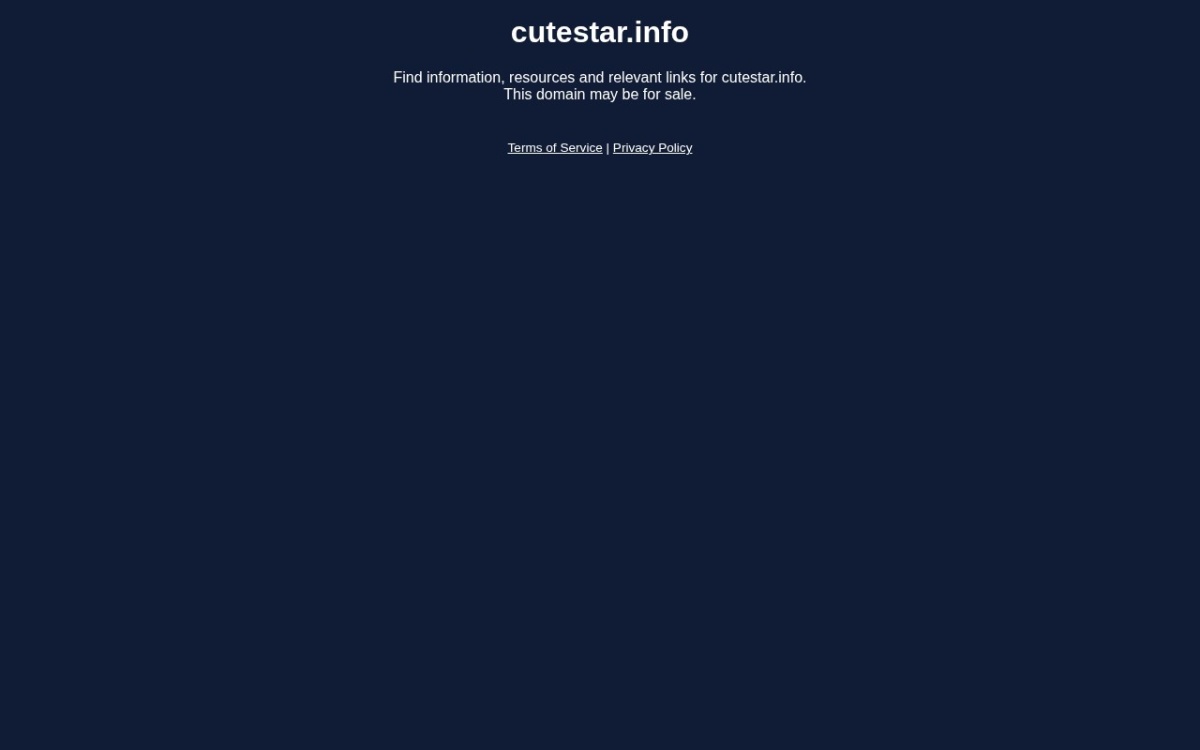 Cutestar website