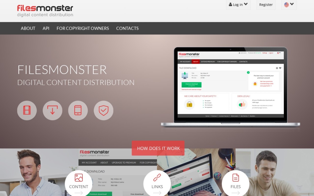 Filesmonster website