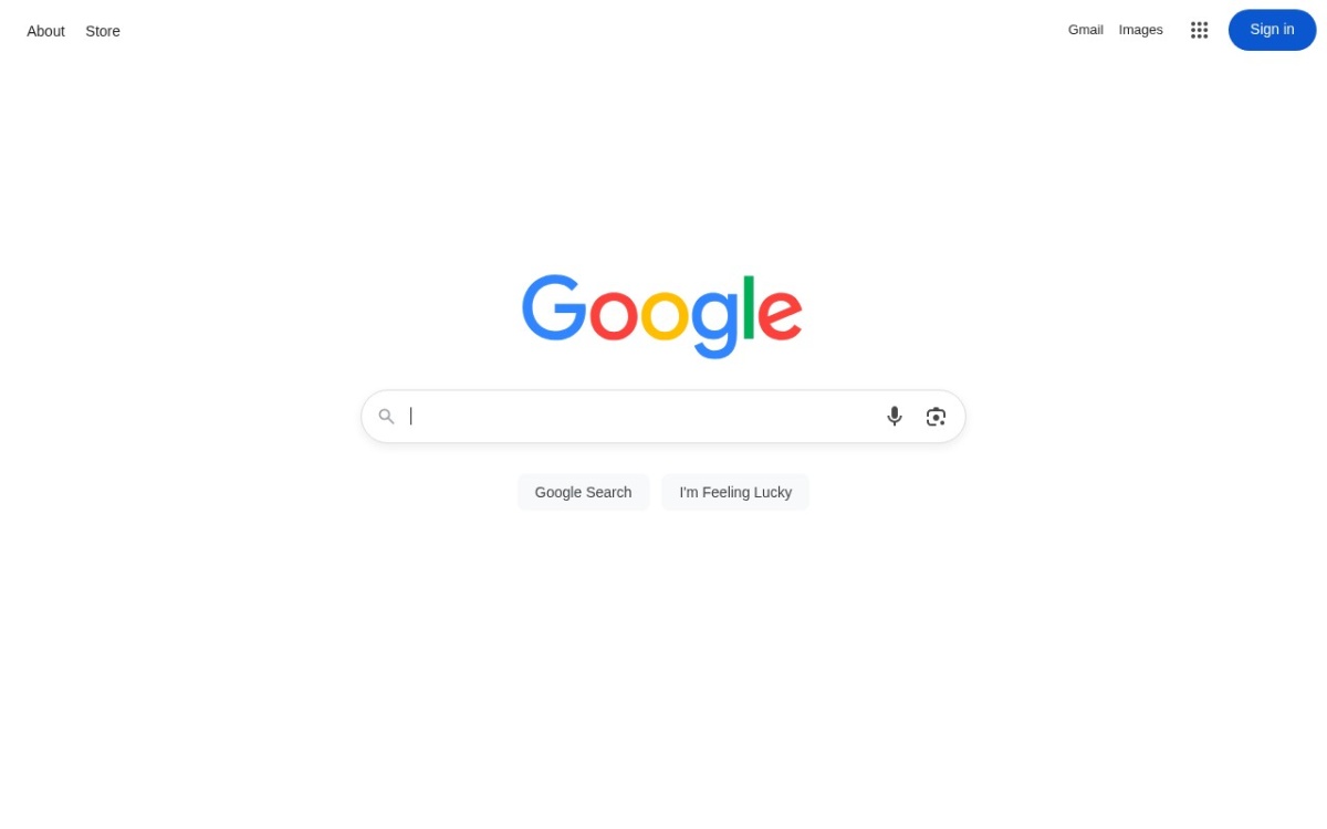Google website