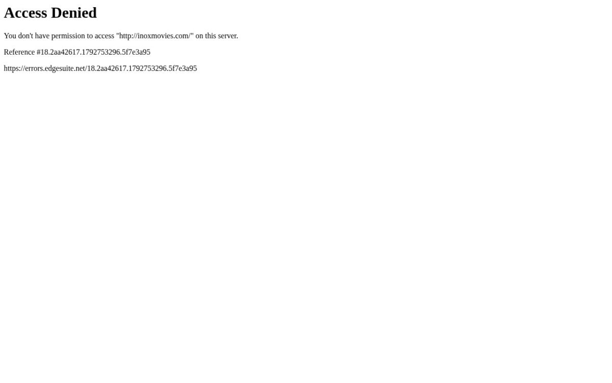 Inoxmovies website